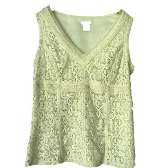 Anne Taylor V Neck Top (6) - Picture 1 of 8